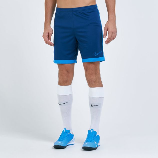 blue nike football shorts