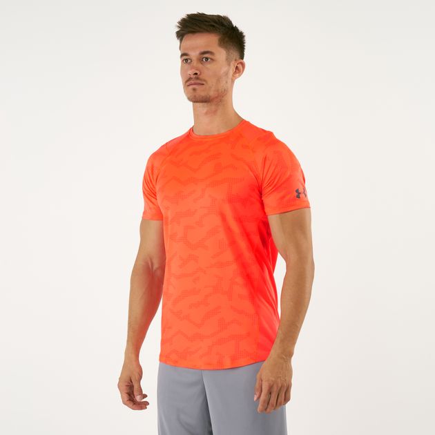 orange under armour t shirt