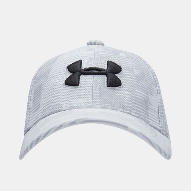 men's ua printed blitzing 3.0 stretch fit cap