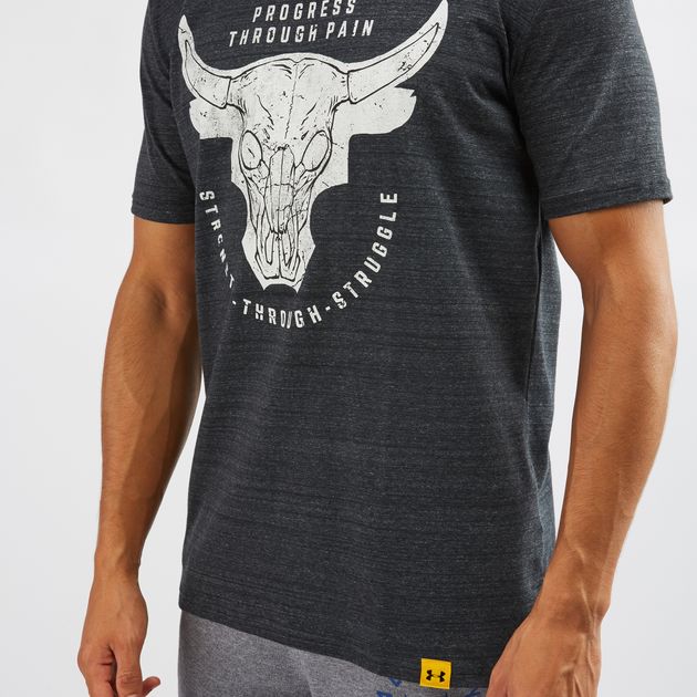 the rock under armour t shirt