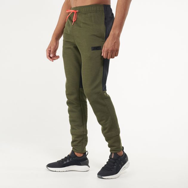 brown warm up pants