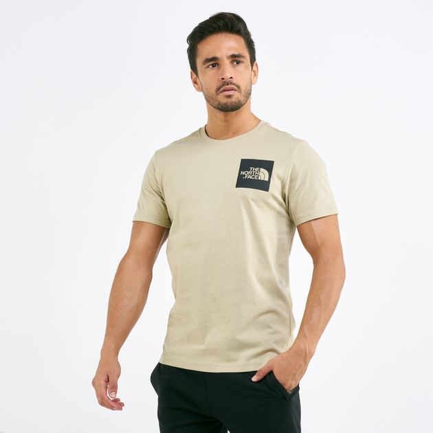 beige north face t shirt