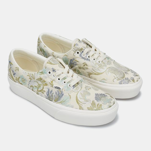 floral platform vans