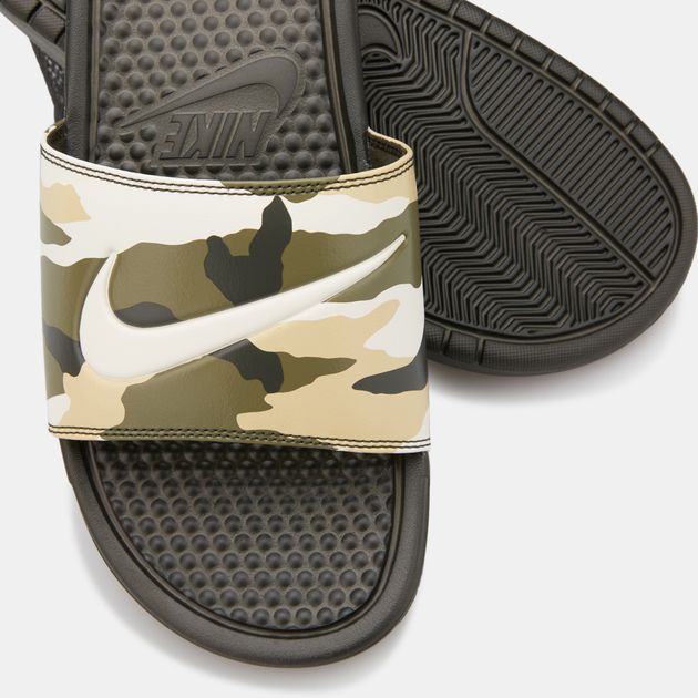 nike benassi jdi camouflage print sliders