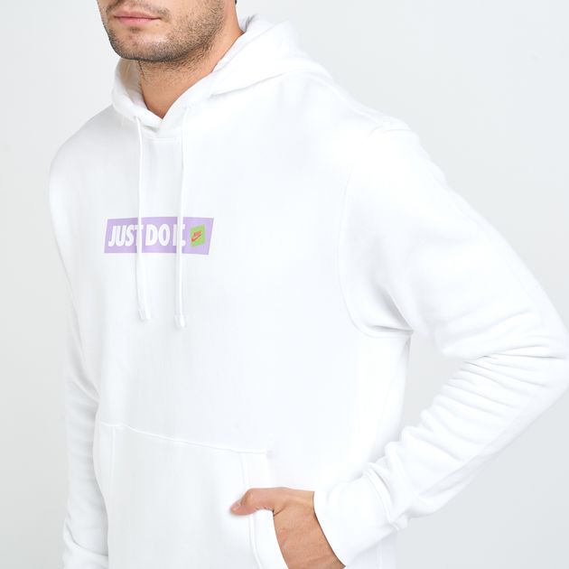 just do it nike hoodie white