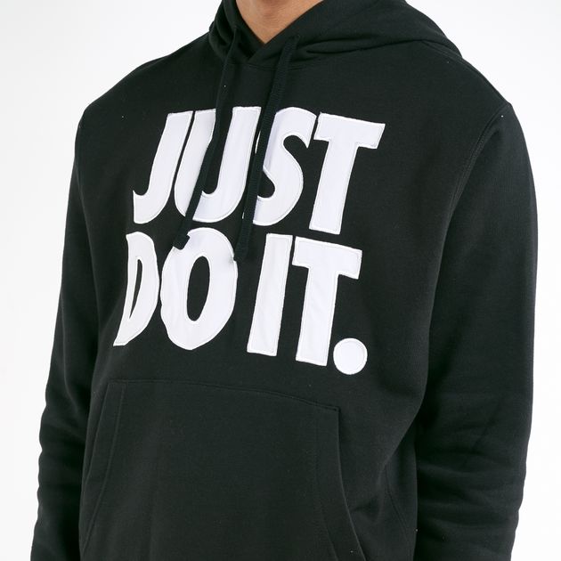 just do it black hoodie