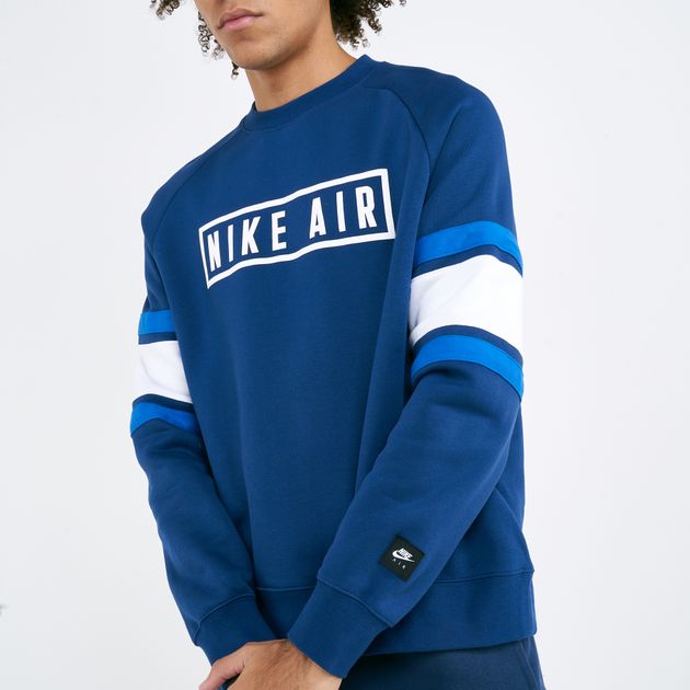 nike air blue sweatshirt Shop Clothing 