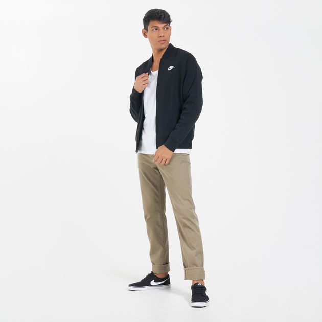 men's nike club bomber jacket