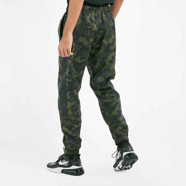 nike camouflage track pants