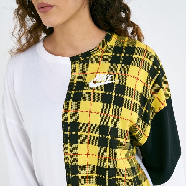 plaid nike shirt