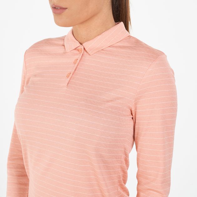 nike women's long sleeve polo shirts