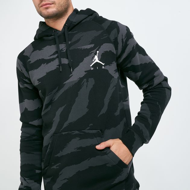 fleece camo pullover