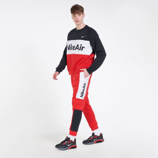 nike air fleece pants red