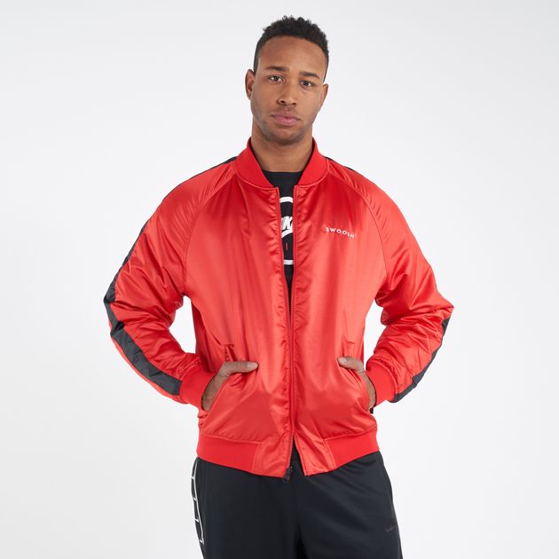 nike woven bomber jacket