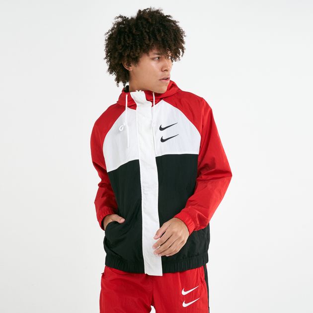 nike sportswear swoosh woven jacket
