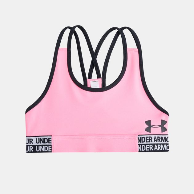 under armour sports bra pink