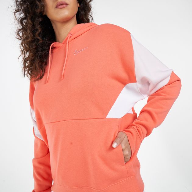 nike international hoodie orange