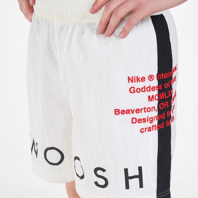 nike swoosh woven shorts