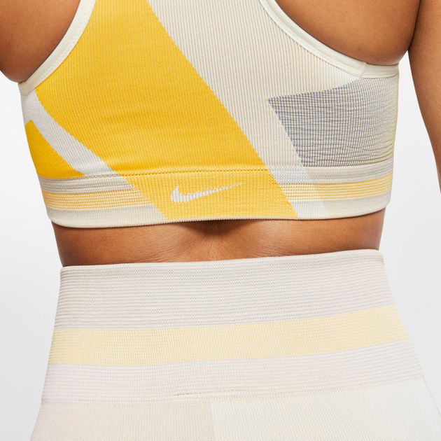 nike beige sports bra