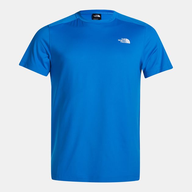 the north face blue t shirt