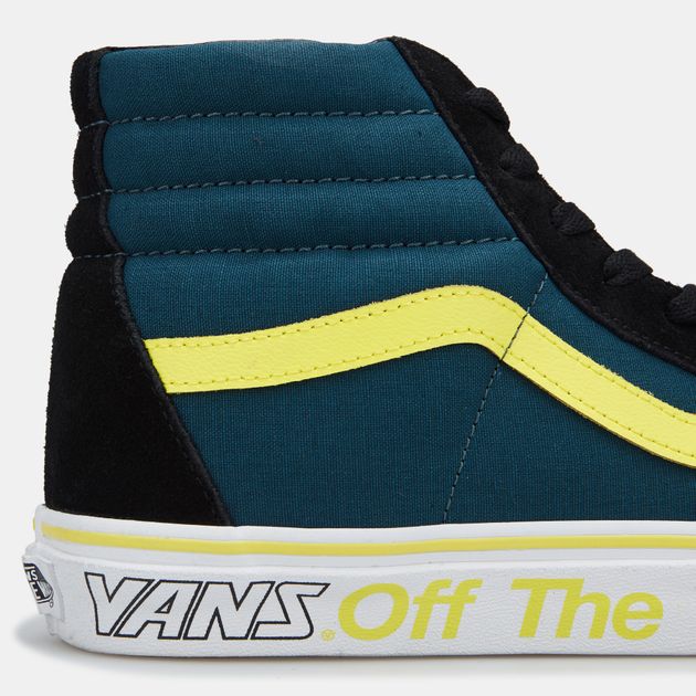 vans sk8 hi blue yellow