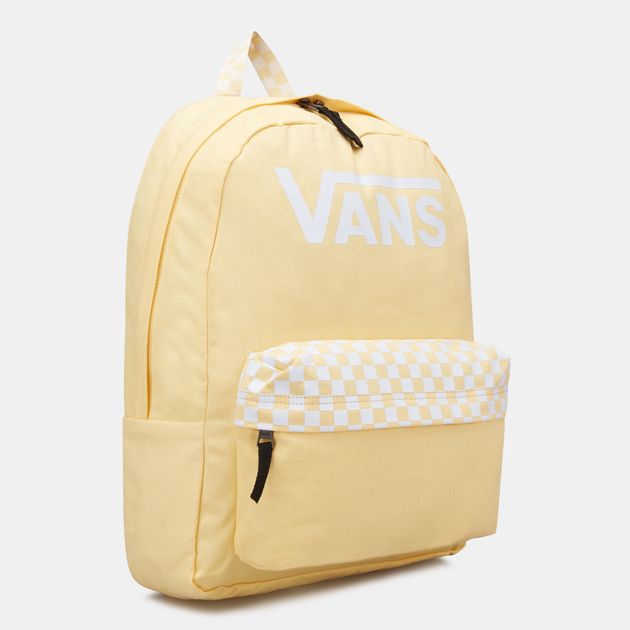 yellow backpack