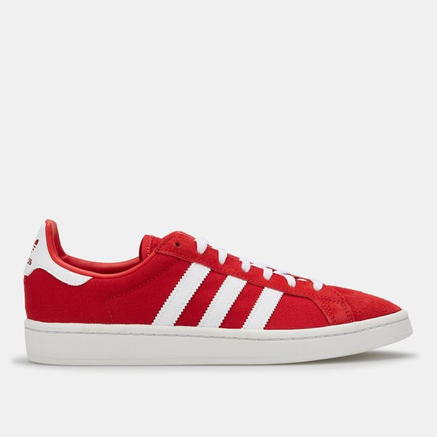 womens red adidas campus