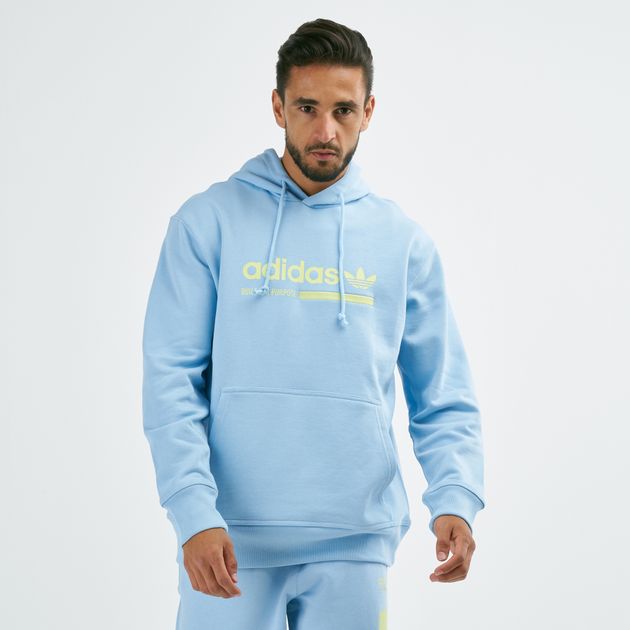 light blue adidas hoodie mens