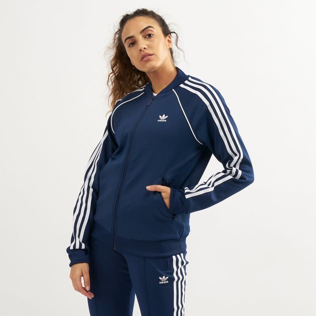 blue adidas outfit women's