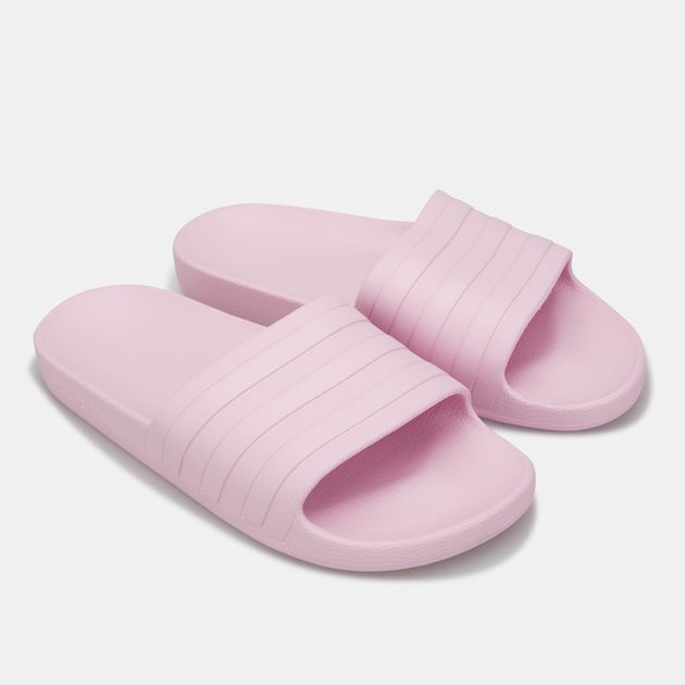addidas pink sliders