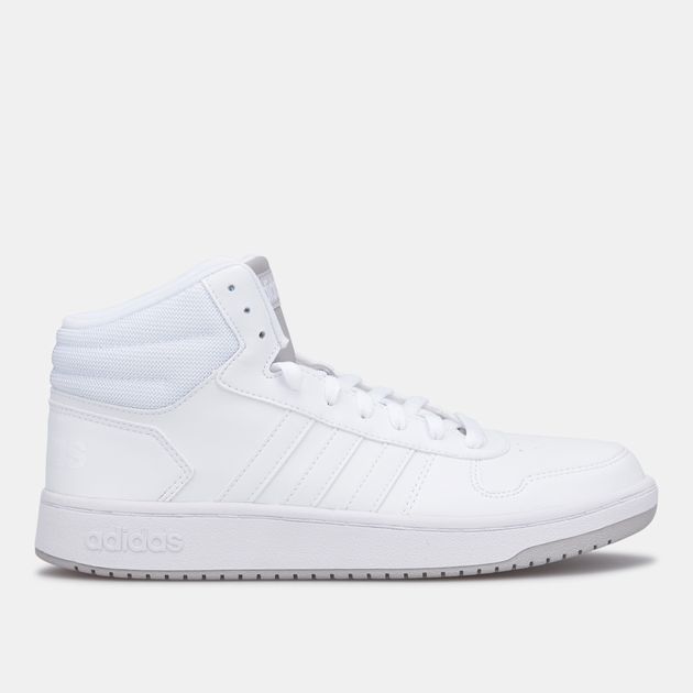 adidas hoops 2.0 mid shoes white