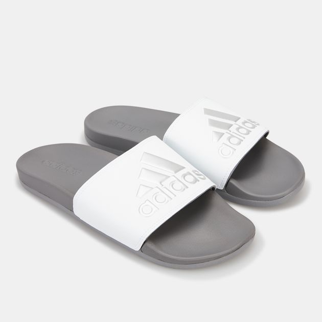 adidas adilette cloudfoam plus men's slide sandals