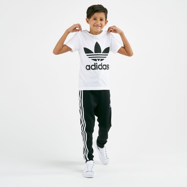 Buy adidas Originals Kids' Marble Cropped T-Shirt (Younger Kids) Online ...