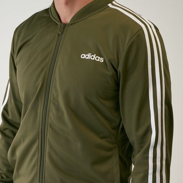 adidas basic poly tracksuit mens