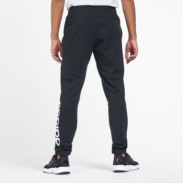 adidas essentials men's tapered jersey sweatpants