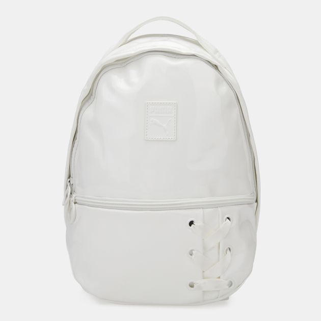 puma white backpack