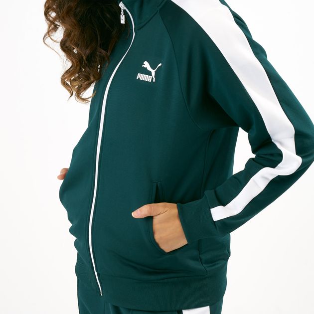 green puma tracksuit womens