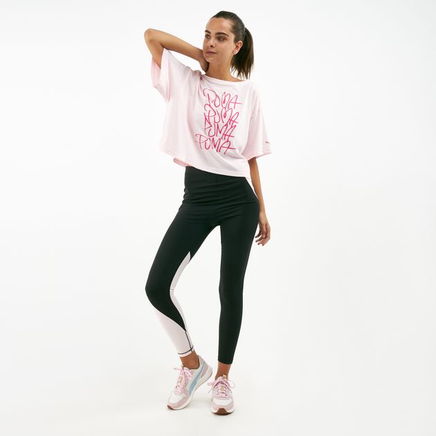 puma leggings and crop top