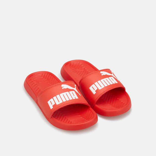 puma red slides