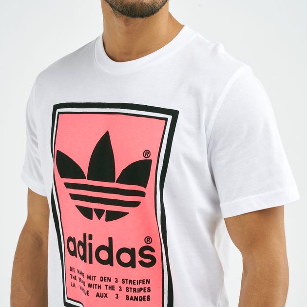 adidas filled label tee