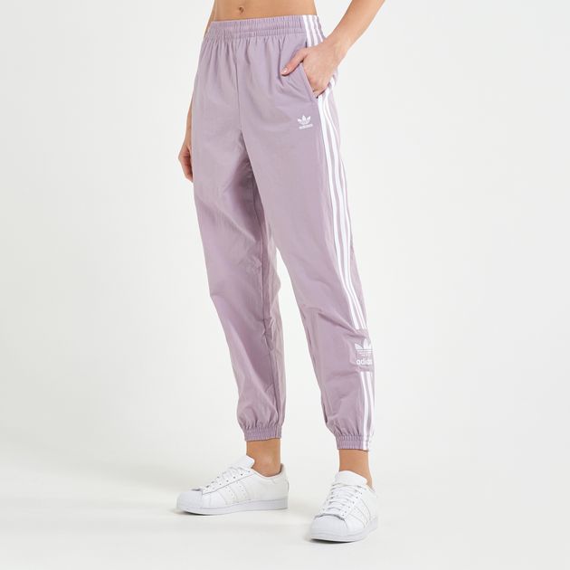 adidas pants lilac
