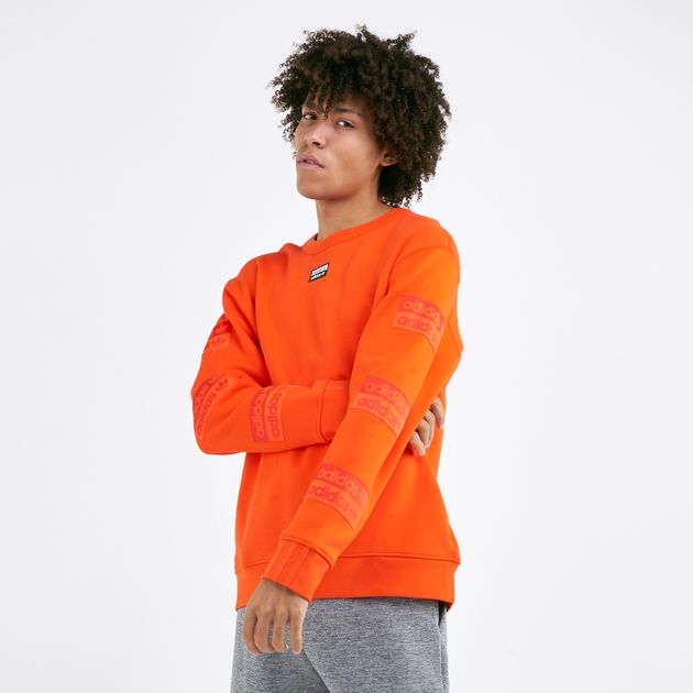 adidas originals orange sweatshirt