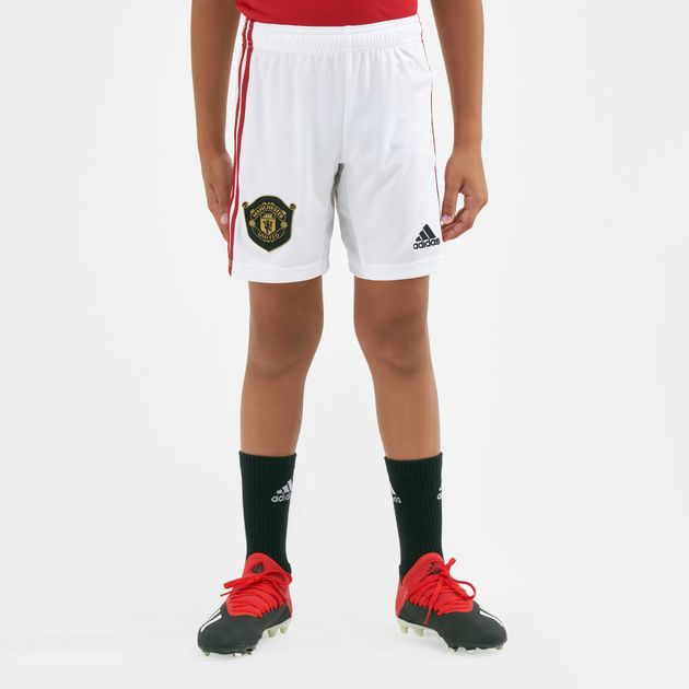 Adidas Kids Manchester United Home Shorts 2019 20 Younger Kids Football Kits Clothing Football Sports Sss
