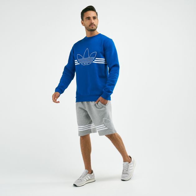 adidas outline crewneck sweatshirt