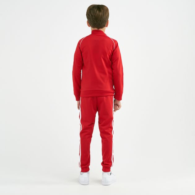 red superstar tracksuit