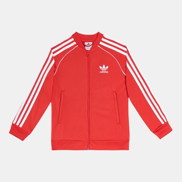 adidas red superstar track jacket