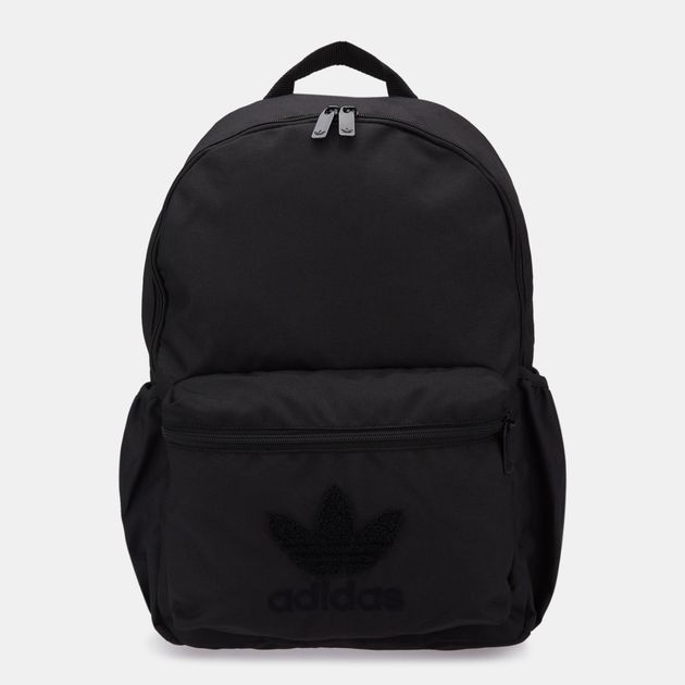 adidas originals trefoil logo backpack in black