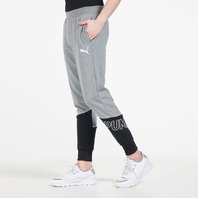 grey puma sweatpants