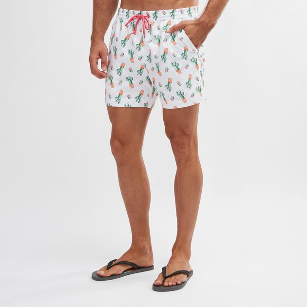 mens cactus swim trunks