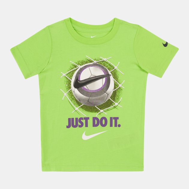 green nike just do it shirt